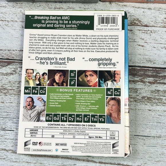 Breaking Bad DVD Box Set Complete Season 1-4 ( Season 2-4 are brand new) - Picture 4 of 12